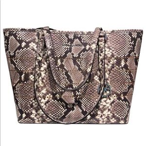 Authentic MICHAEL KORS EMBOSSED LEATHER TOTE